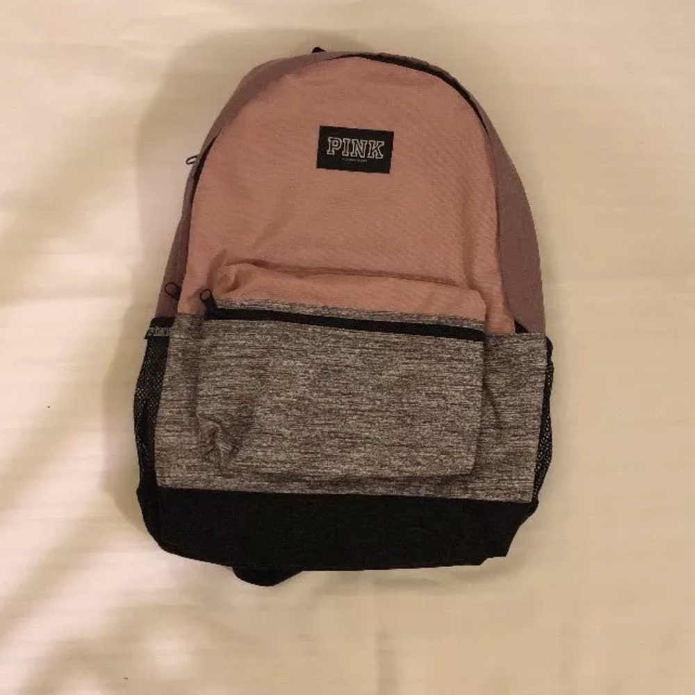 LAST ONE!! VS Pink Campus Backpack Chalk Rose - Picture 2 of 8